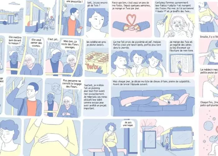 Comme une comète : Une histoire de post-partum et d'albinisme