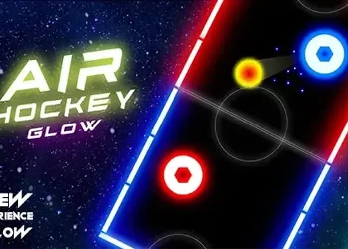 Air Hockey Glow