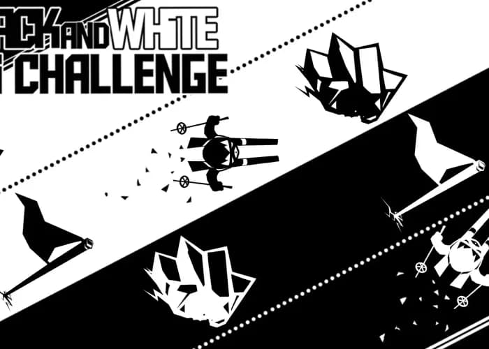 Black & White Ski Challenge