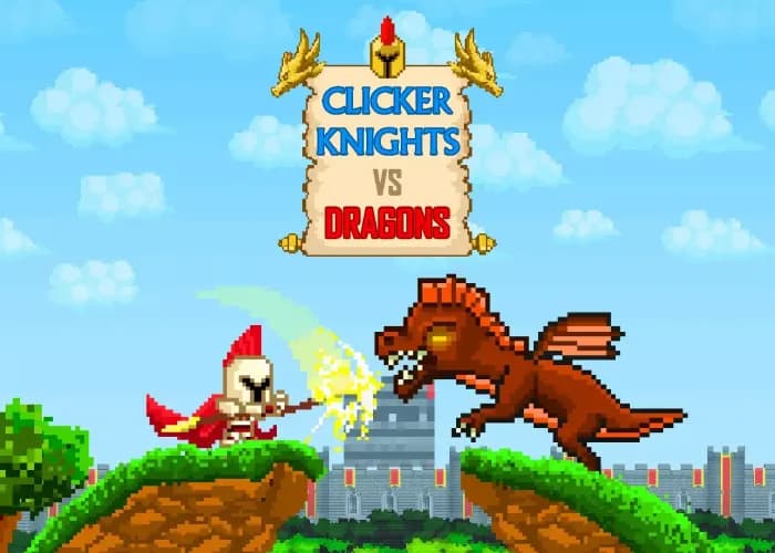 Clicker Knights Vs dragons